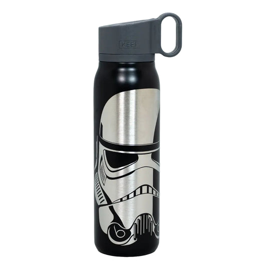 Botella Metalica Gancho Black Star Wars Dart Vader