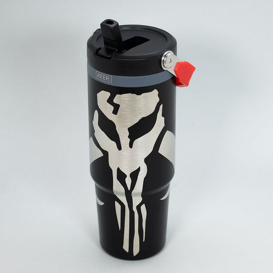 Botella Insulada Con Mango 850ml Black Star Wars Mitosaurio