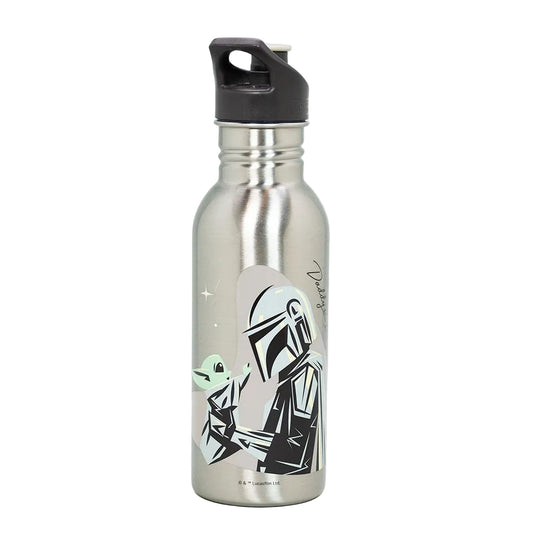 Botella Metálica 600ml Star Wars Yoda