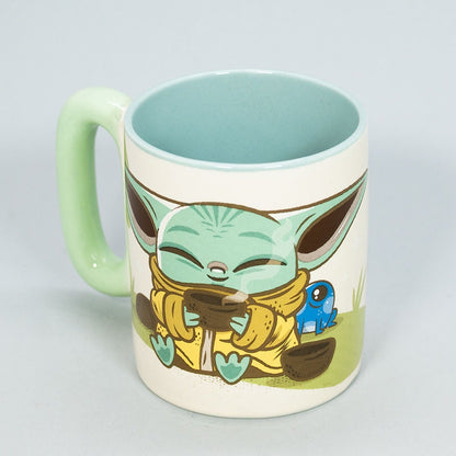 x Mayor Tazón Asa Grande 350 Ml Grogu Star Wars Yoda