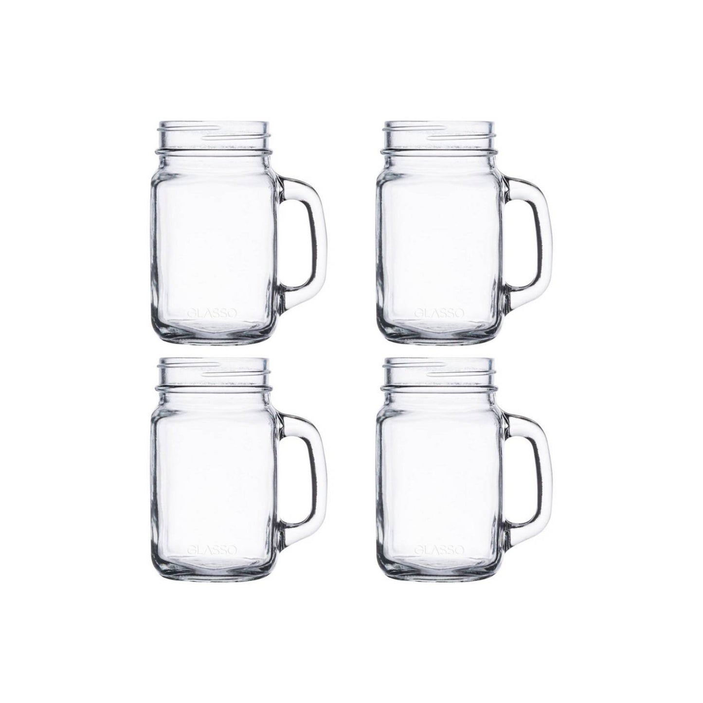 x Mayor Set 4 Vasos Mojito Mason Glasso