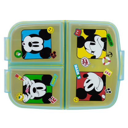 Contenedor Sandwich Multi Compartimientos Mickey Mouse