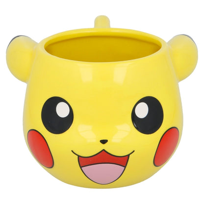 Tazon Ceramica3D Pokemon Pikachu 320ml